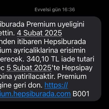Hepsiburada Premium Abonelik İptali Sonrası Beklenmedik Ücret Kesintisi