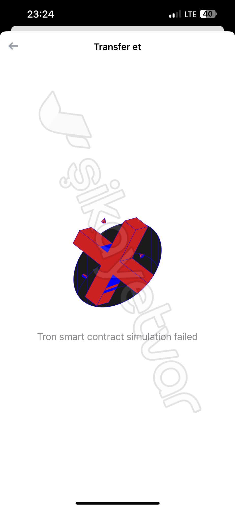 Unable to Withdraw USDT from Trust Wallet Due to Tron Smart Contract Error  - Xolvie