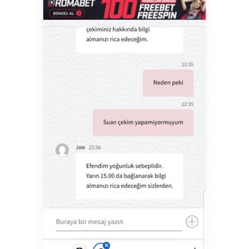 Romabet'te Uzun Süreli Para Çekim Sorunu