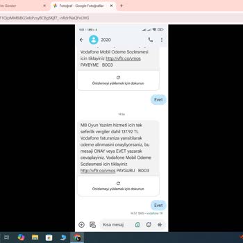 Vodafone Mobil Ödeme İle Alınamayan Özel Set