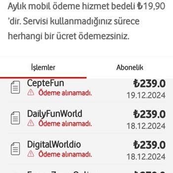 Fatura Sorunları Ve Abonelik Yanılsamaları