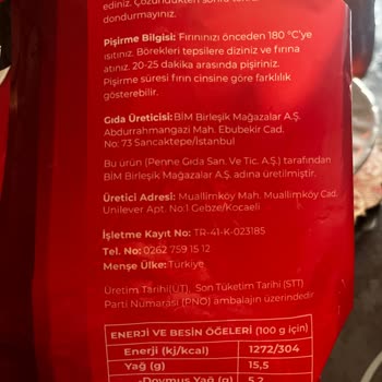 Lezzethane Börekte Hijyen Sorunu