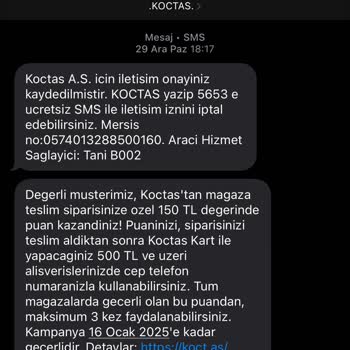Koçtaş Kart Puanlarının Erken Silinmesi Ve Müşteri Hizmetleri Sorunu