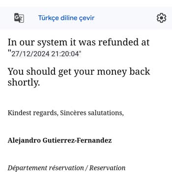 Bedford Hotel in Brussels Delayed Refund of €150 Deposit via Booking.com
