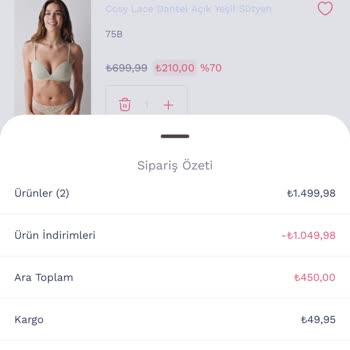 Penti'de Onaylanmayan Sipariş İçin Kaybolan İndirim