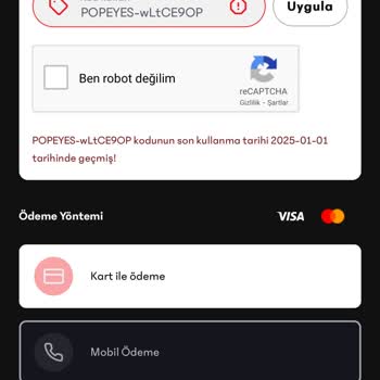 Tıkla Gelsin'de Kod Sorunu