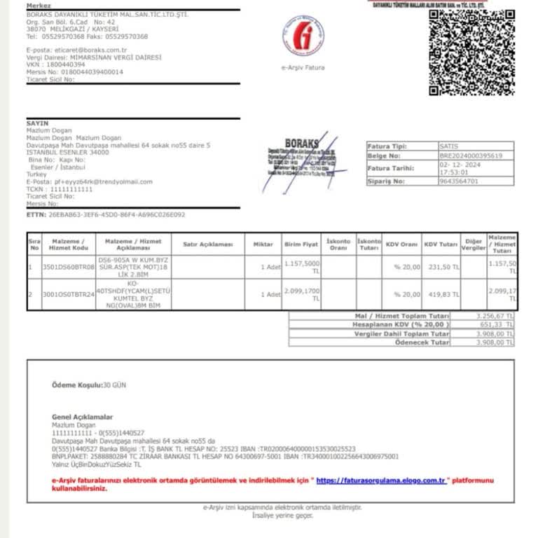Kumtel Servisinde Aspiratör Montajı İçin Ek Ücret Şoku