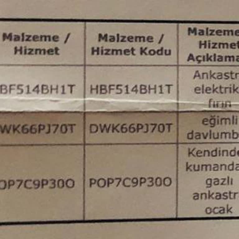 Bosch Ankastre Set Teslimatında Yaşanan Mağduriyet