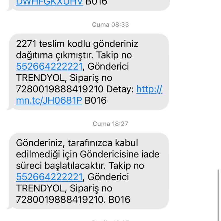 Kargo Teslimatında Yanıltıcı Davranış