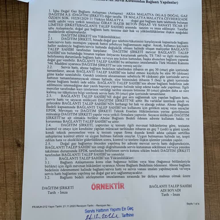 Aksa Doğalgaz Sözleşme Sürecinde Gecikme Ve İlgisizlik