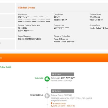 Kayıp Kargo Ve Yanlış Teslimat Adresi Sorunu
