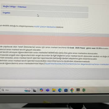 AUZEF Sınav Yeri Güncellemeleri Hakkında Belirsizlik