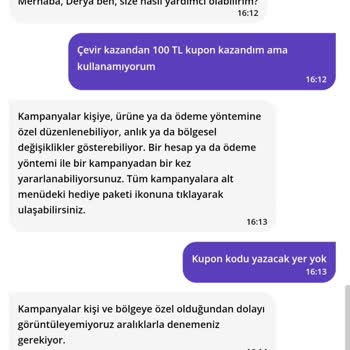 Getir Kuponları Ve Müşteri Hizmetleri Sorunu