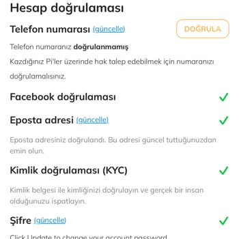 Pi Network'te Telefon Doğrulama Sorunu