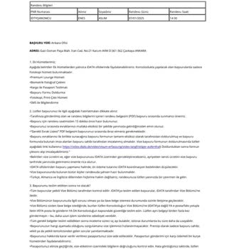 Yanlış Vize Kategorisi Ve Ücret İadesi Sorunu