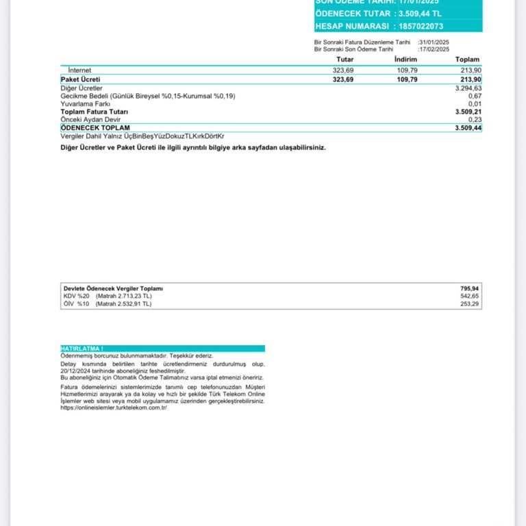 Türk Telekom Abonelik Sorunu Ve Hatalı Fatura