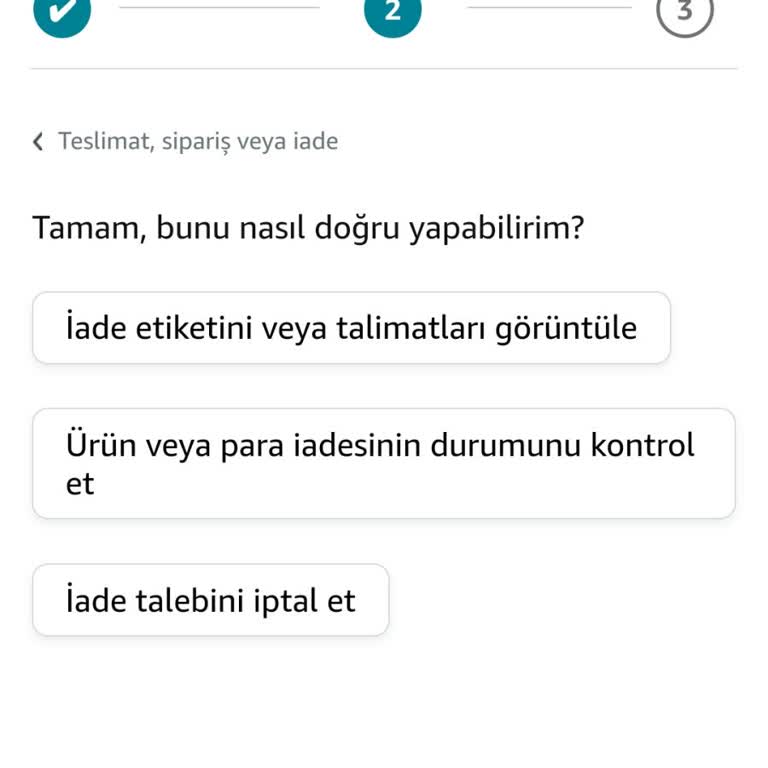 Eksik İade Ve İptal Sorunu
