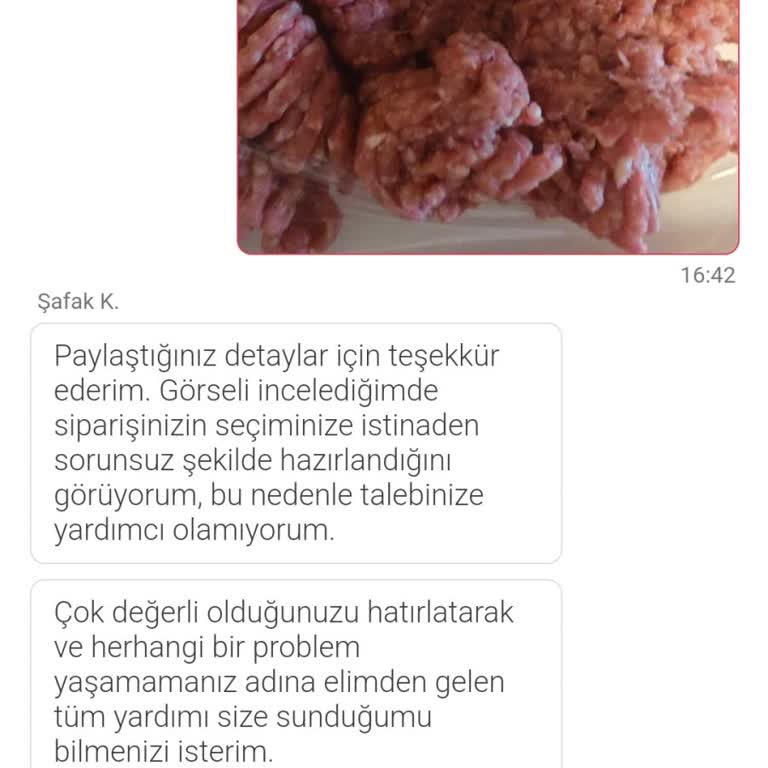 Grosper Market'ten Aldığım Kıyma Hayal Kırıklığı