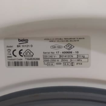 Beko Çamaşır Makinesi Sorunu Ve Çözüm Talebi