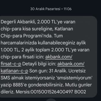 Chip Para Kampanyasında Eksik Yatırılan Ödüller
