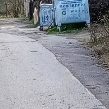 Hendek'te Çöp Konteyneri Krizi