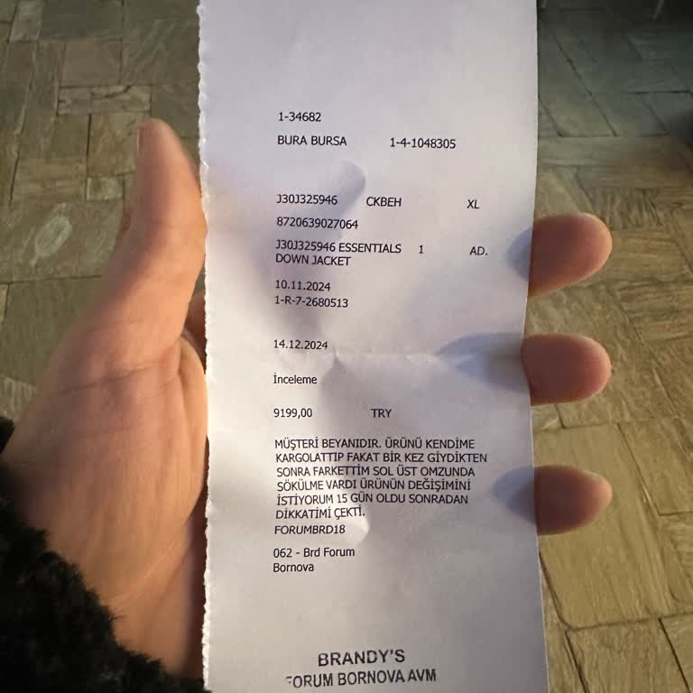 Hatalı Ürün Ve İade Sorunu