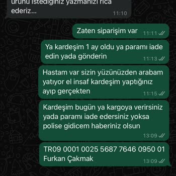 Ürün Teslimatında Sorun Ve İletişimsizlik