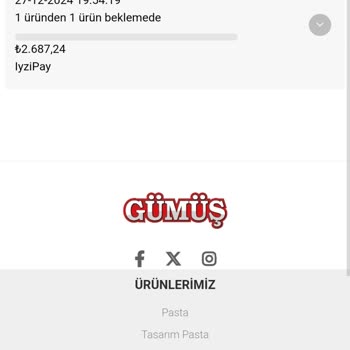 Gumuspasta.com'dan İade Sorunu Ve İletişim Eksikliği