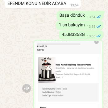 Gumuspasta.com'dan İade Sorunu Ve İletişim Eksikliği