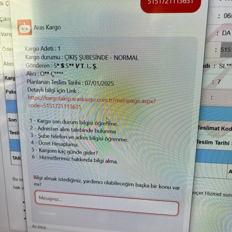 Aras Kargo'nun Teslimat Sorunu Ve Çözüm Üretmeyen Müşteri Hizmetleri