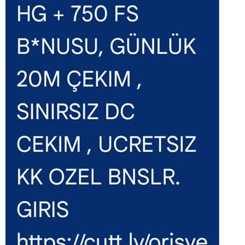 Orisbet İzinsiz Gönderilen SMS'lerle Rahatsız Ediliyorum