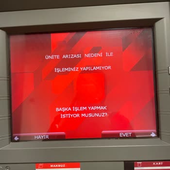 ATM Arızası Nedeniyle Yutulan Para Sorunu
