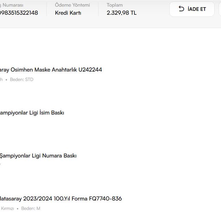 GS Store Siparişim Hala Teslim Edilmedi