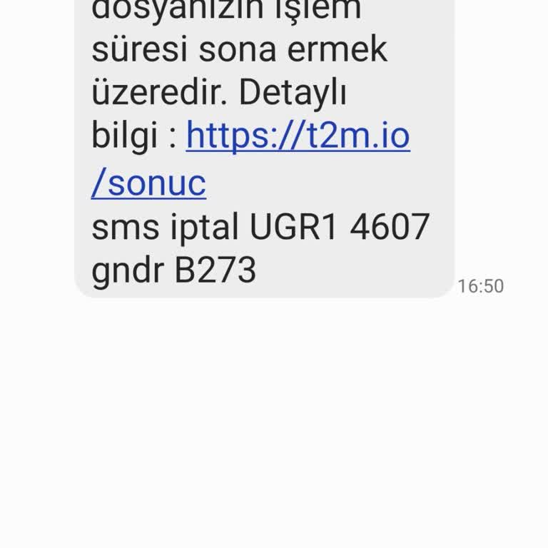 Yanıltıcı Mesajlarla Mağduriyet