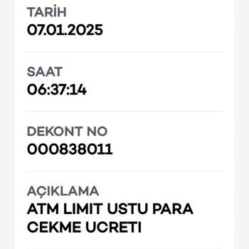 Haksız İşletim Ücreti Kesintisi