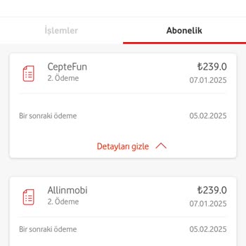 Vodafone'da İzinsiz Abonelik Ücretleri Ve İade Talebi