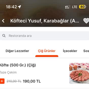 Eksik Köfte Siparişi Ve Yetersiz Müşteri Hizmeti