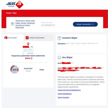 Aras Kargo Şubesinde Yanlış Adres Notu Ve Teslimat Sorunu