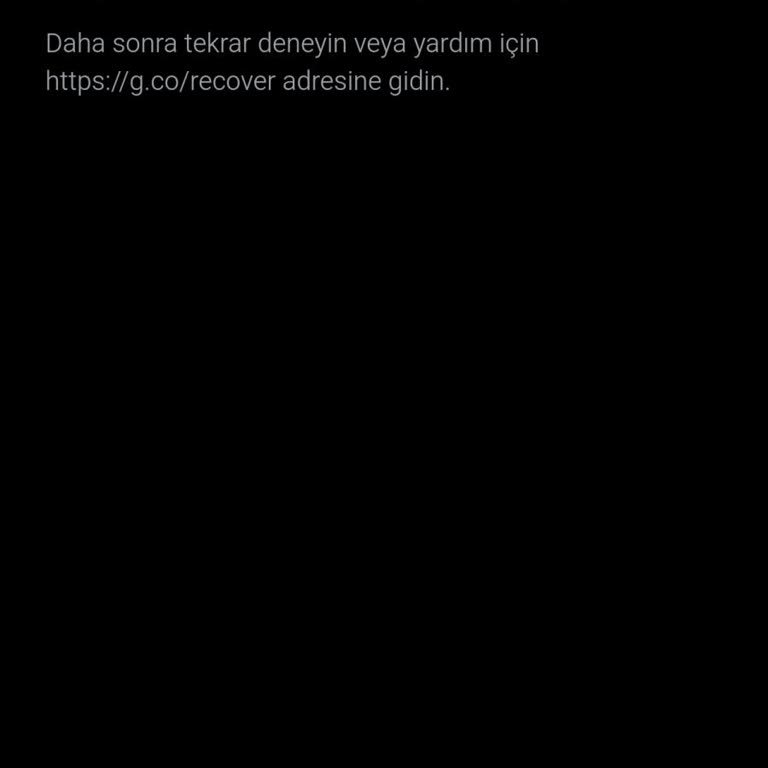 Google Hesabına Erişim Sorunu