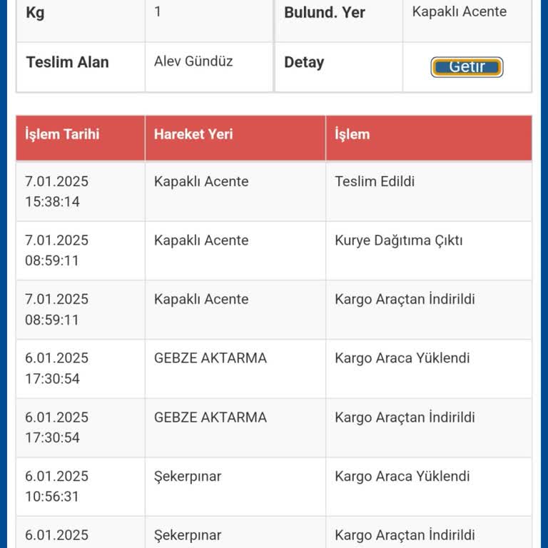 Kayıp Kargo: Teslim Edilmediği Halde Teslim Görünüyor