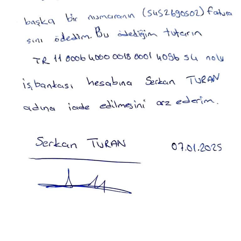 Yanlış Fatura Ödemesi Ve Geri Dönüş Eksikliği
