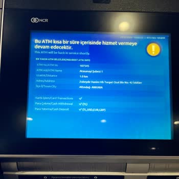 ATM'de Para Sıkışması Ve Eksik İade Sorunu