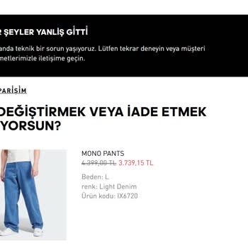 Adidas İade Sürecindeki Zorluklar Ve Müşteri Hizmetleri Sorunları