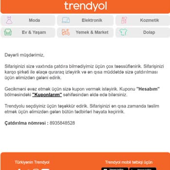 Teslim Edilmeyen Ürün İçin Acil Çözüm Bekliyorum