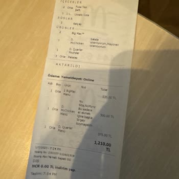 Ürün Teslim Edilmedi, Para İadesi Yapılmadı
