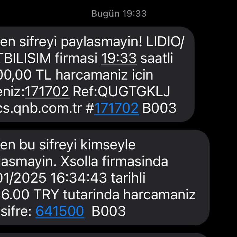 Lidio Ödeme Hizmetleri Kartımdan 5.000 TL Çekildi!
