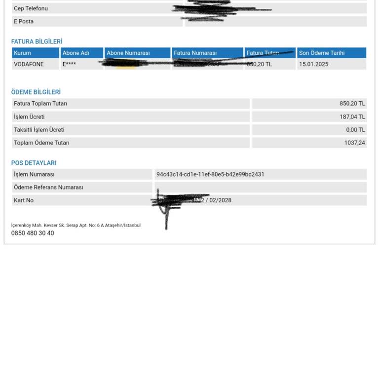 Yanlış Çekim Ve Ödenmeyen Fatura Sorunu