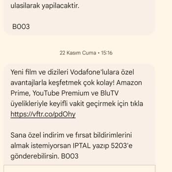 Vodafone'un Taahhüt Ve Haksız Faturalandırma Sorunu