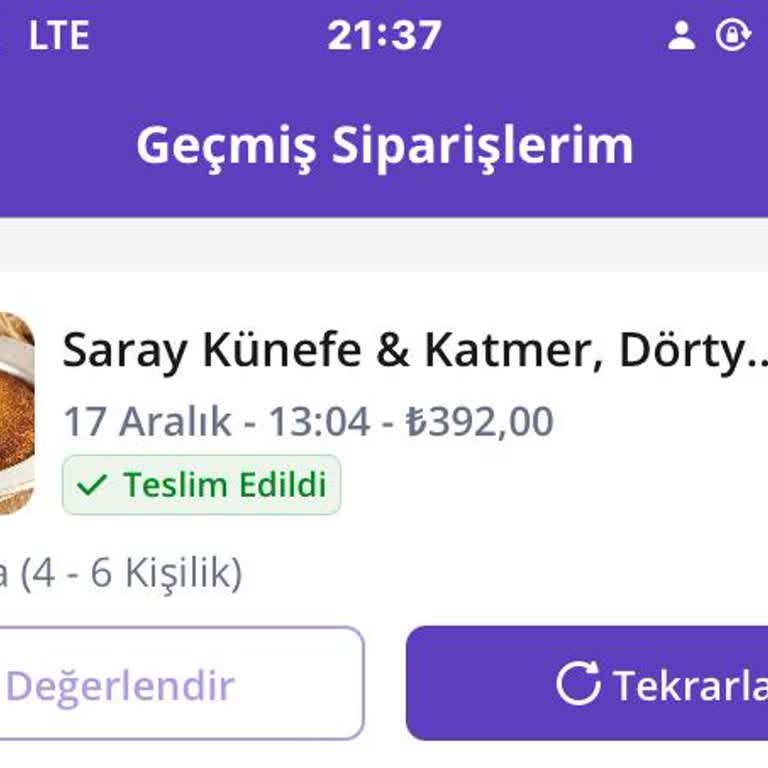 Teslim Edilmeyen Ürünün İadesi Yapılmıyor