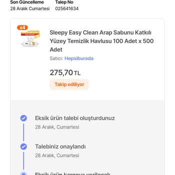 Eksik Ürün Teslimatı Ve Yetersiz Müşteri Hizmeti